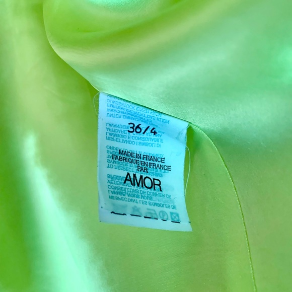 PLEIN SUD PARIS FAYCAL AMOR 1990s VINTAGE NEON TWEED JACKET - Picture 7 of 10